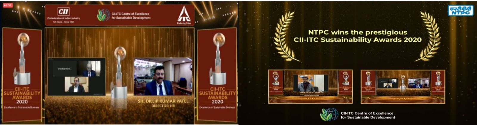 NTPC wins the prestigious CII-ITC Sustainability Awards 2020