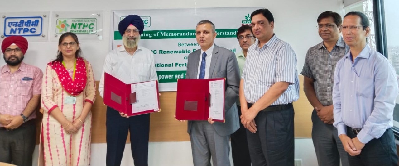 NTPC REL and NFL tied up to collaborate in Renewable Energy and synthesizing Green Ammonia