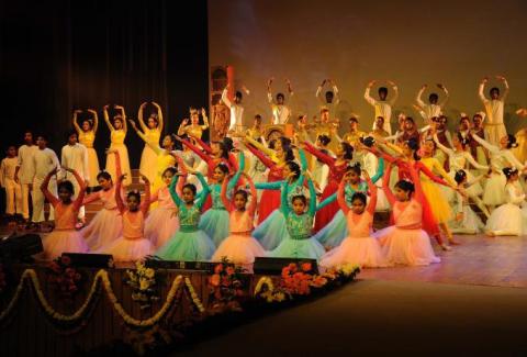 Cultural Program at Township